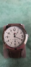 Tommy Hilfiger 1791259 Men's Silver Tone Leather White Dial Watch Display Model