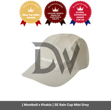  Montbell x Khakis  SE Rain Cap Mist Grey / Express / Genuine
