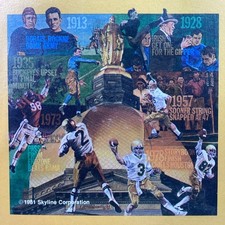 Rare History of Notre Dame Football VHS 1981 NFL Documentary Wake Up the Echoes