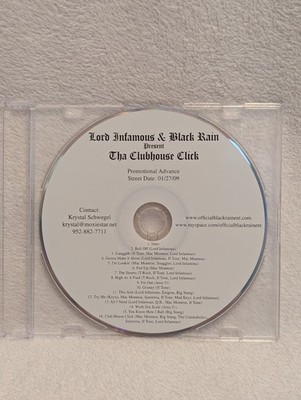Lord Infamous AFTER SICS Promo Advance CD Rare Memphis Rap Three 6 Mafia 2009