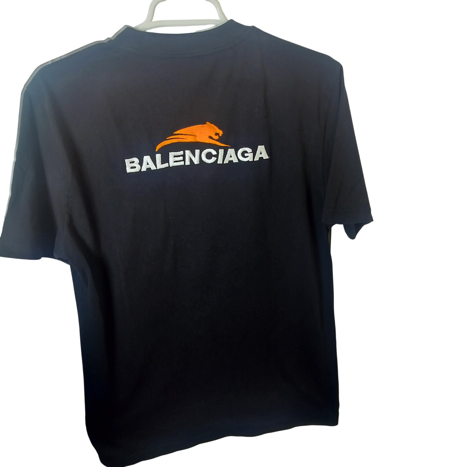 Balenciaga Unisex Black Panther Logo Graphic T-Shirt Medium 612966 TLV15 image 2