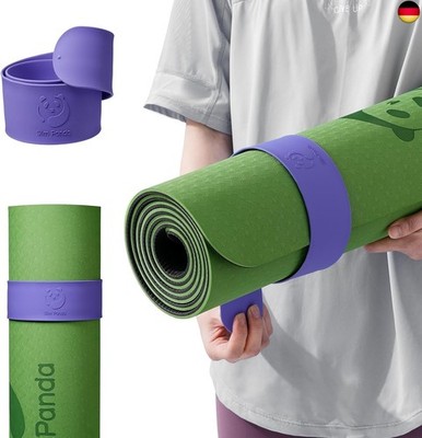Slim Panda Yogamattenband mit Schnellverschluss - Fest gerollt in Sekunden -