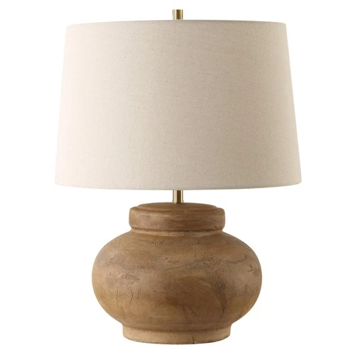 Uttermost 30346-1 Urbino 23" Tall Buffet Table Lamp - Aged Terracotta - Picture 3 of 6