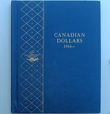Whitman 1966- 1971 (+12 Spots) Canadian Canada Dollars $1 9529 Coin Album Book