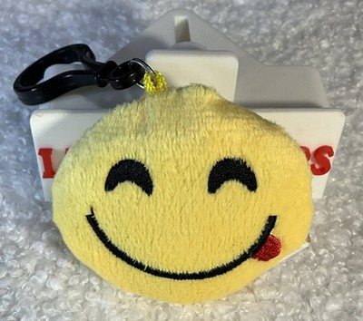 Lovely Smily Smiling Face Toung Out keychain Yellow 100% Polyester C Store More