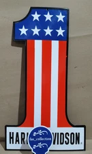 Harley Davidson Porcelain Enamel Sign  30 x 17.5 Inches 1 Sided
