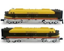 MTH E 8 AA SEABOARD 3-RAIL FEATURES PROTO-SOUND O SCALE TRAIN DIESEL ENGINE SET
