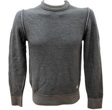 CP COMPANY S/M Men's Wool Sweater Pullover Blue Long Sleeve