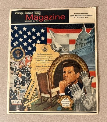 VTG Chicago Tribune Sunday Magazine Nov 22 1964 JFK Memorial Issue Georgetown