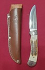 GERBER -  Wallowa Stag 3.75" Fixed Drop Point Blade with Leather Sheath — photo 5