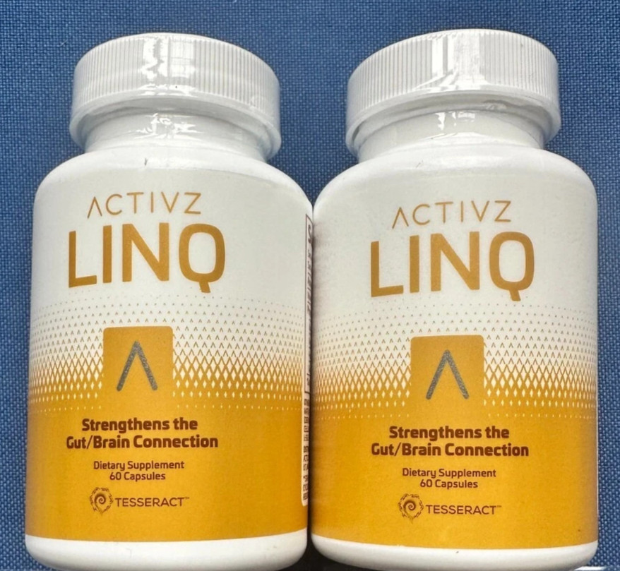 2 X ACTIVZ LINQ 60 Capsules Strengthens The Gut/brain Connection Free Shipping