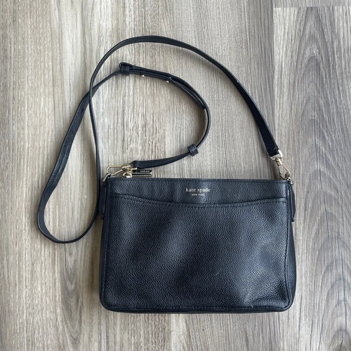 Borsa a tracolla Kate Spade New York Margaux media convertibile nera minimalista