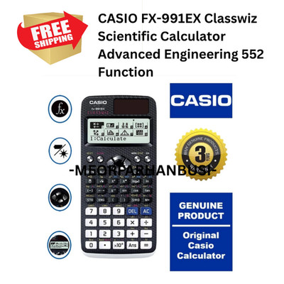 | FREE SHIP | Casio Fx-991ex Classwiz Scientific Calculator Advanced Engineered