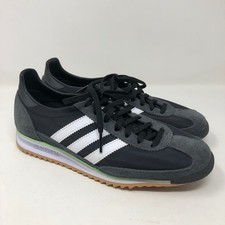 Adidas SL 72 RS Sneakers Womens 6.5 Black White Gum JH7390 Retro Shoes