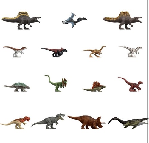 Mattel - Jurassic World: Renacimiento Mini Dinosaurio Paquete de 15 [Juguete Nuevo] Figura - Imagen 3 de 10