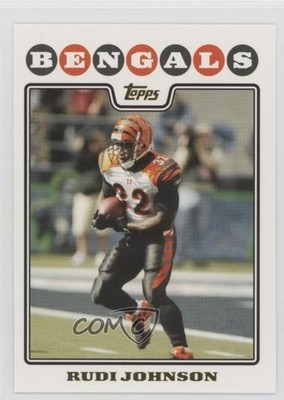 2008 Topps Gold Foil Rudi Johnson #101 7mg