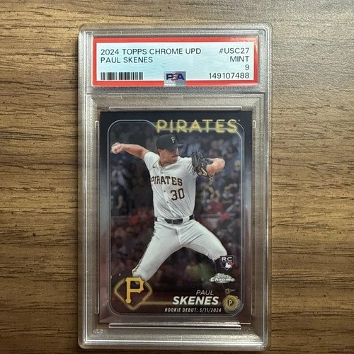 2024 Topps Chrome Update - Rookie Debut Paul Skenes #USC27 (RC) PSA 9