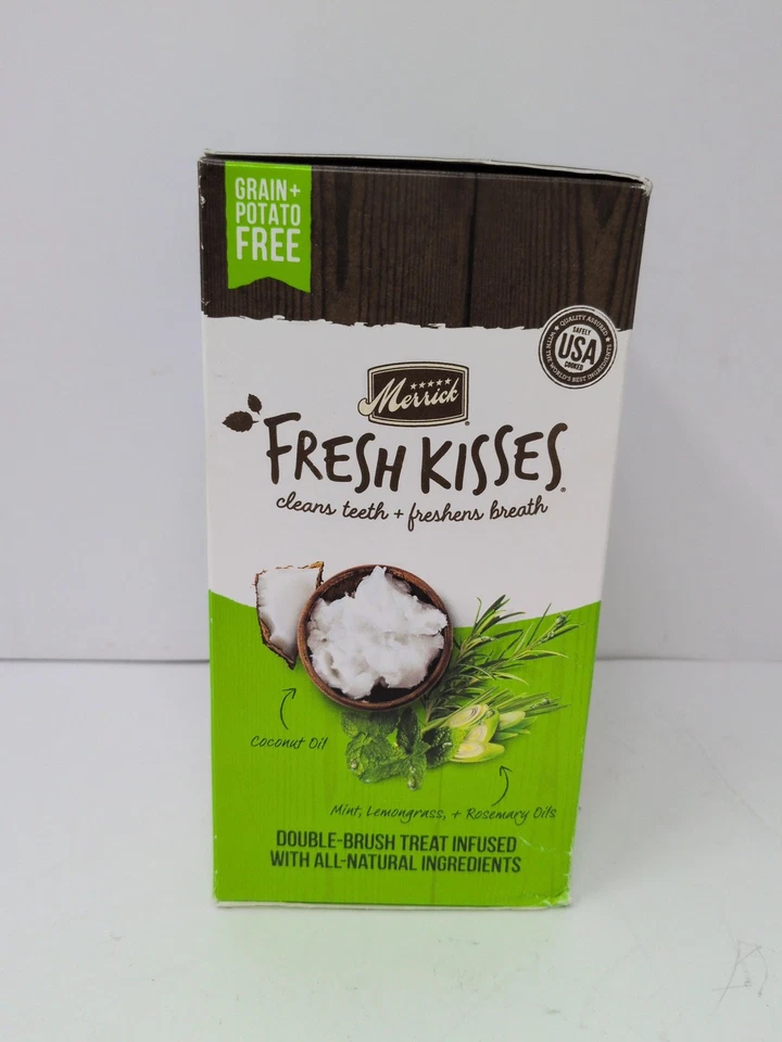 *2025-5-1* Masticables dentales naturales Merrick Fresh Kisses infundidos con coco 22 quilates Foto 4 de 4