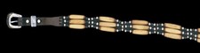 Western Decor Cowboy/Cowgirl Natural Authentic Bone Beaded HAT BAND USA