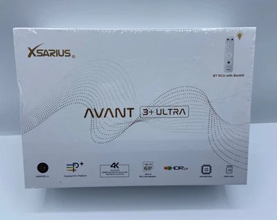 Xsarius Avant 3+ Ultra White Edition - 4K OTT Android Media Streamer - Photo 1/4