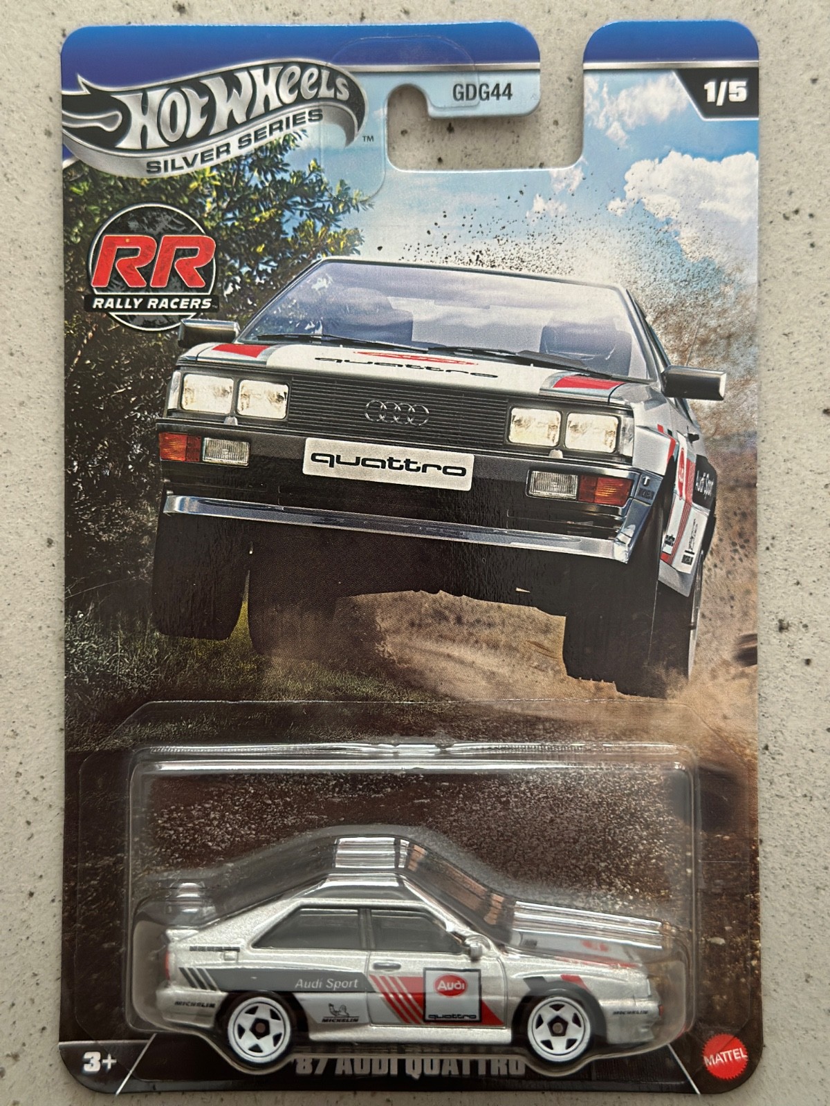 2025 Hot Wheels 87 AUDI QUATTRO Rally Racers with Protector rs3 rs4 rs5 rs6 r8