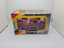 1983 Bburago 1954 Mercedes Benz 300 SL Red Diecast 1/24 NIB Vintage 0122