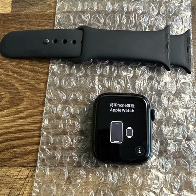 Apple Watch Series 7 Midnight Aluminum 45mm (Unlocked) GPS + Cellular M/L