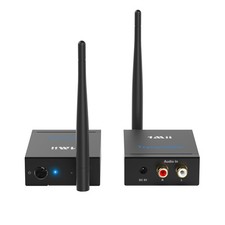 2.4Ghz 1 TX  1 RX Wireless Audio Transmitter Receiver for TV, 320ft Long R...