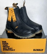MENS DEWALT NITROGEN BLACK STEEL TOE/PLATE BOOTS. SIZE UK 11