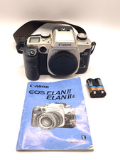 Canon EOS Elan II 35mm Film Camera BODY ONLY w/ Battery  Manual PARTS or REPAIR