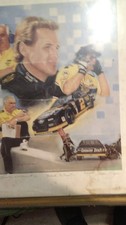 Rusty Wallace NASCAR Autographed Original Lithograph Limited Edition