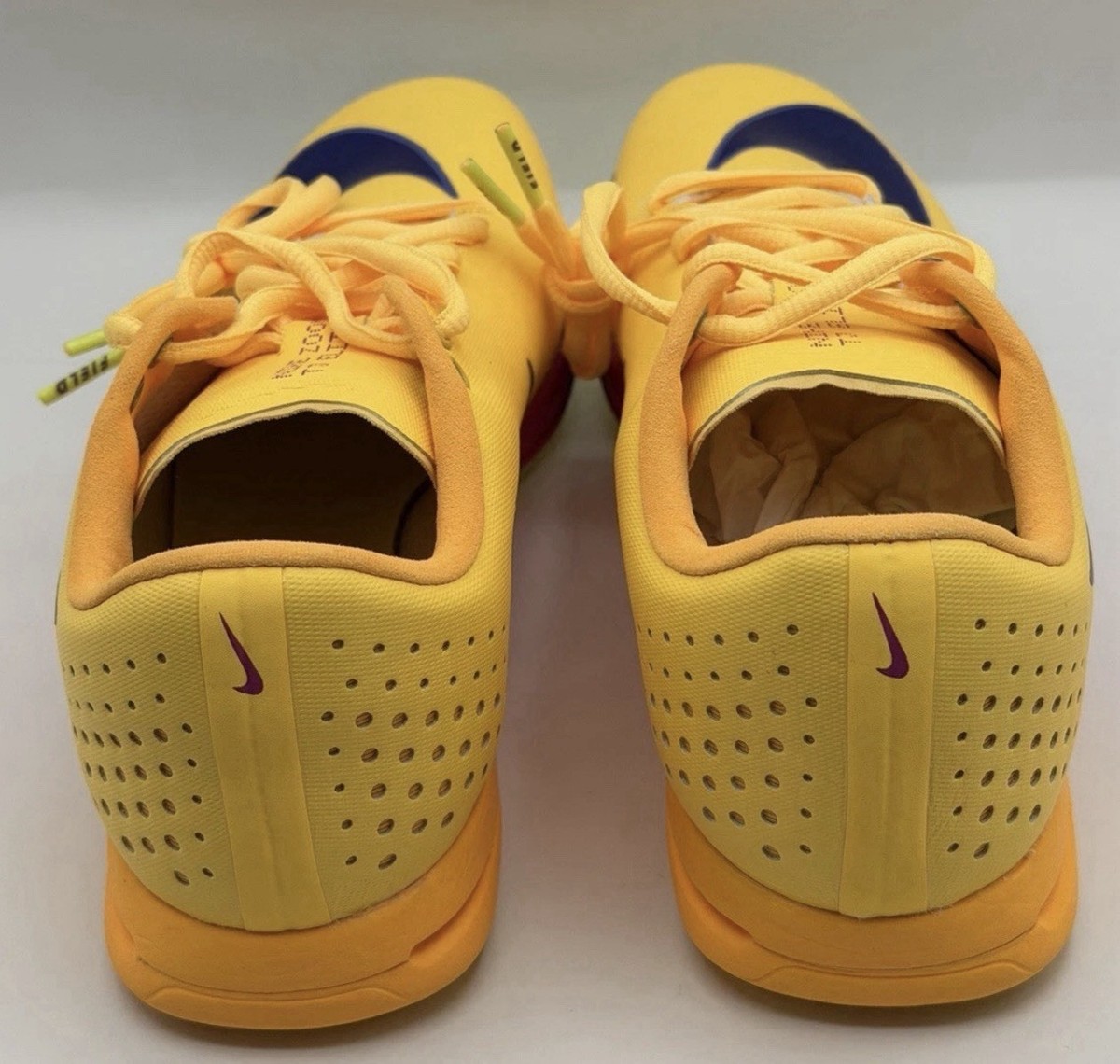 Nike Zoom TJ Elite 3 Yellow Purple Triple Jump Track Spikes HV6425-800 Mens 10.5 Nike Triple Jump Elite 3 Spikes Shoes Mens 6 Womens 7.5  main image 2