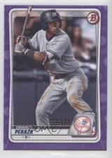 2020 Bowman Draft Purple Border 10/250 Oswald Peraza #BD-27 0a9v