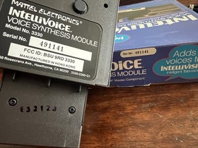 1979 Mattel Intellivision Model 2609 With Intellivoice Tested And Working