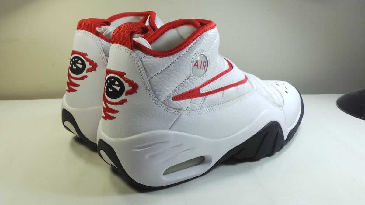 DS NIKE 2017 AIR SHAKE NDESTRUKT OG RETRO 880869 100 WHITE RED 9