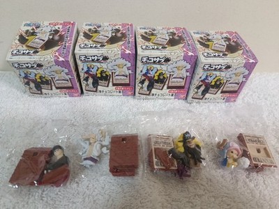 ONE PIECE Choco Sappu Figure Set Zoro Bon Clay Blackbeard Chopper Japan...