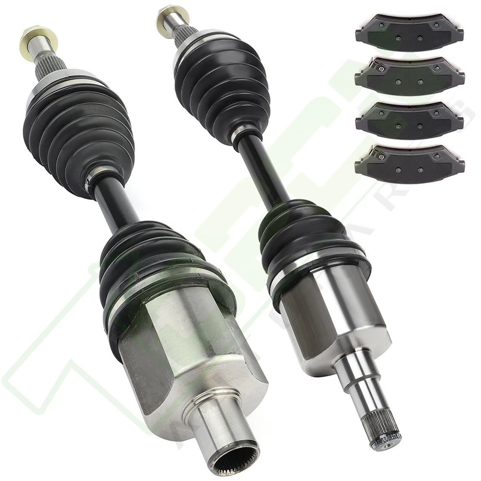 Front Side CV Axle Shaft + Brake Ceramic Pads Fit for 04-08 Pontiac Grand Prix - Image 4 of 4