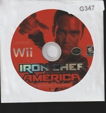 Iron Chef America Nintendo Wii Used Video Game Only Sleeved No Case