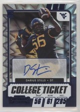 2021 Panini Contenders Draft Picks College Ticket 23/39 Darius Stills Auto no9