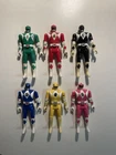 MIGHTY Auto Morphin Power Rangers Bandai 1994 Action Figure Lot USED Vintage Set
