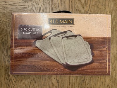 41 & Main 3 PC Cutting Board Set