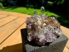 ⚒ Hell lila Fluorite "Blueberry Summits Pocket", Okorusu, Namibia ⚒🇳🇦