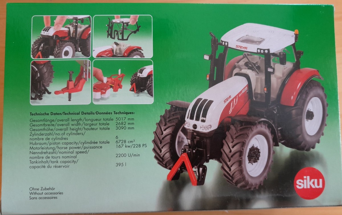 Siku Steyr CVT 6230 ミニカー 1:32 Steyr 6230 CVT toy tractor 1/32
