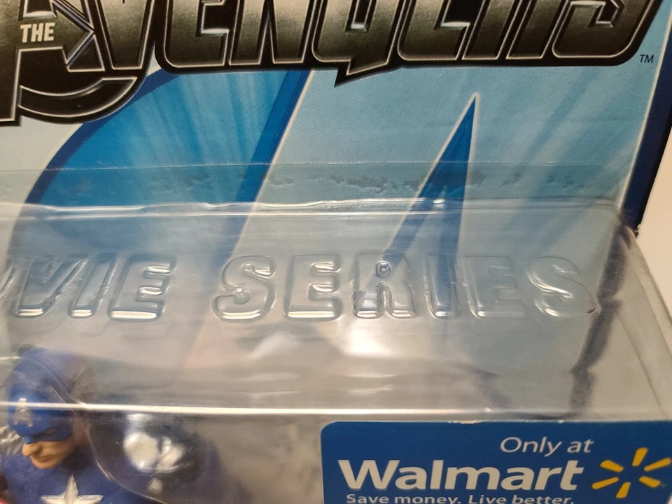 2011 Hasbro Marvel Avengers CAPTAIN AMERICA 6” Action Figure, Walmart Exclusive Foto 4 de 4