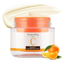 Vitamin C Face Cream, Vitamin Moisturizer C Cream with Hyaluronic Acid Squalane,