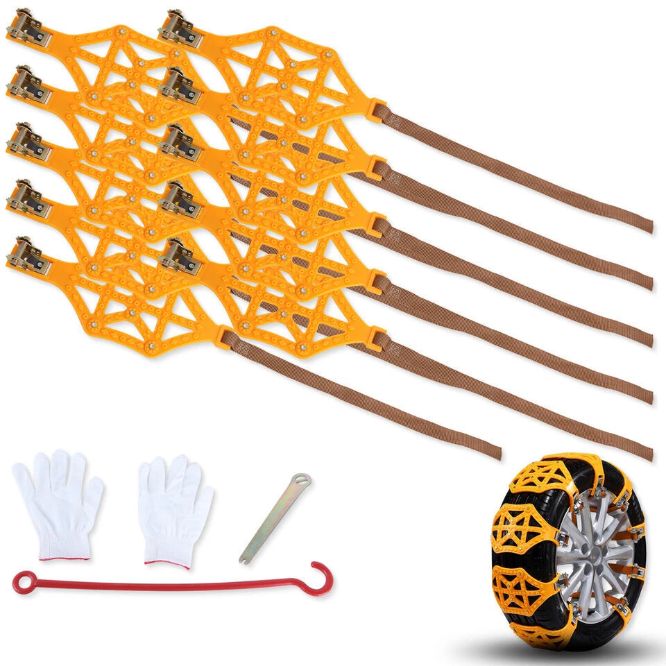 10 peças rastreador roda de neve correntes de pneus pneu antiderrapante emergência para Nissan Altima - Imagem 4 de 4