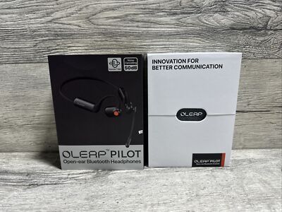 Open Box oleap Pilot Open-Ear Headset with Noise Canceling Boom Microphone L-36