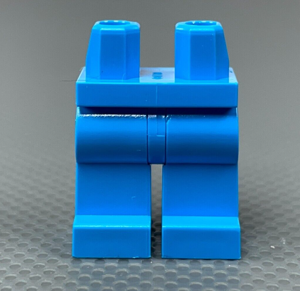 LEGO Dark Azure Minifigure Hips & Leg Assembly Minifig Legs Pants