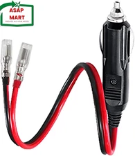 12V Cigarette Lighter Plug 12 Volt Plug Male Cigarette Lighter Plug Fused Replac