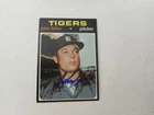 John Hiller Detroit Tigers 1971 Topps #629 (High Number) Autographed Card
